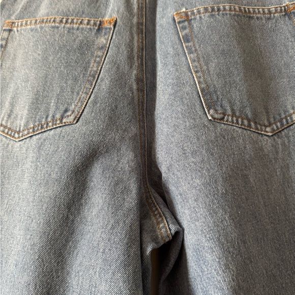 Princess Polly Jeans Womens Size 4 Blue Wide Leg High Rise Light Wash Denim - Picture 7 of 8